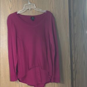 Worthington Pink Asymmetrical Relaxed Blouse